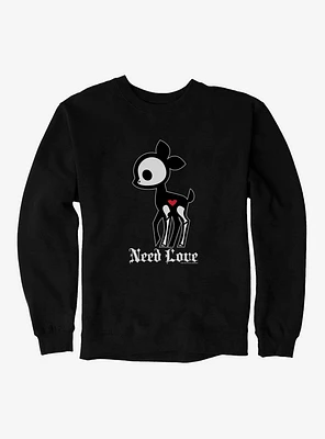 Skelanimals Need Love Dee Sweatshirt