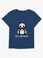 Skelanimals Pen Kiss My Bones Girls T-Shirt Plus