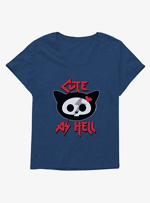 Skelanimals Kit Cute As Hell Girls T-Shirt Plus