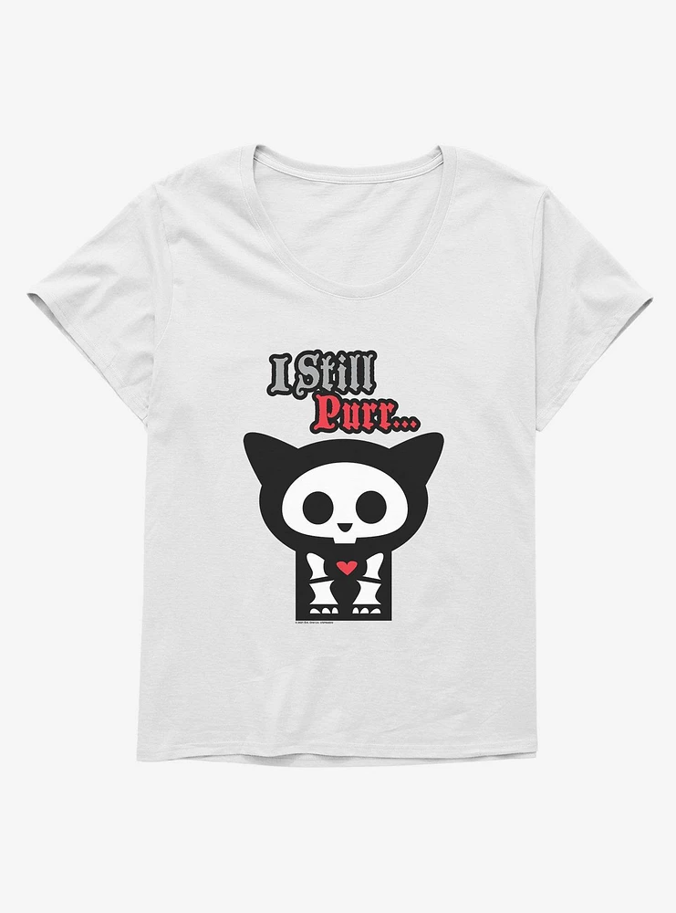 Skelanimals Kit I Still Purr Girls T-Shirt Plus