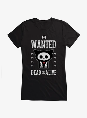 Skelanimals Kit Wanted Dead Or Alive Girls T-Shirt