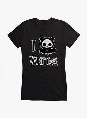 Skelanimals Diego I Heart Vampires Girls T-Shirt