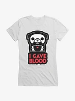 Skelanimals Maxx I Gave Blood Girls T-Shirt