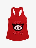 Skelanimals Kit Cute As Hell Girls Tank