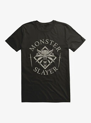 The Witcher Wild Hunt Monster Slayer Wolf Symbol T-Shirt