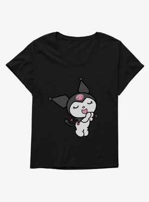 Kuromi Shy Womens T-Shirt Plus