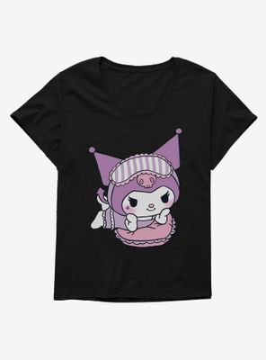 Kuromi Sleepover Womens T-Shirt Plus