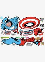 Marvel Captain America Comic Giant Wall Decals