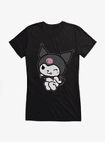 Kuromi Flirty Wink Girls T-Shirt