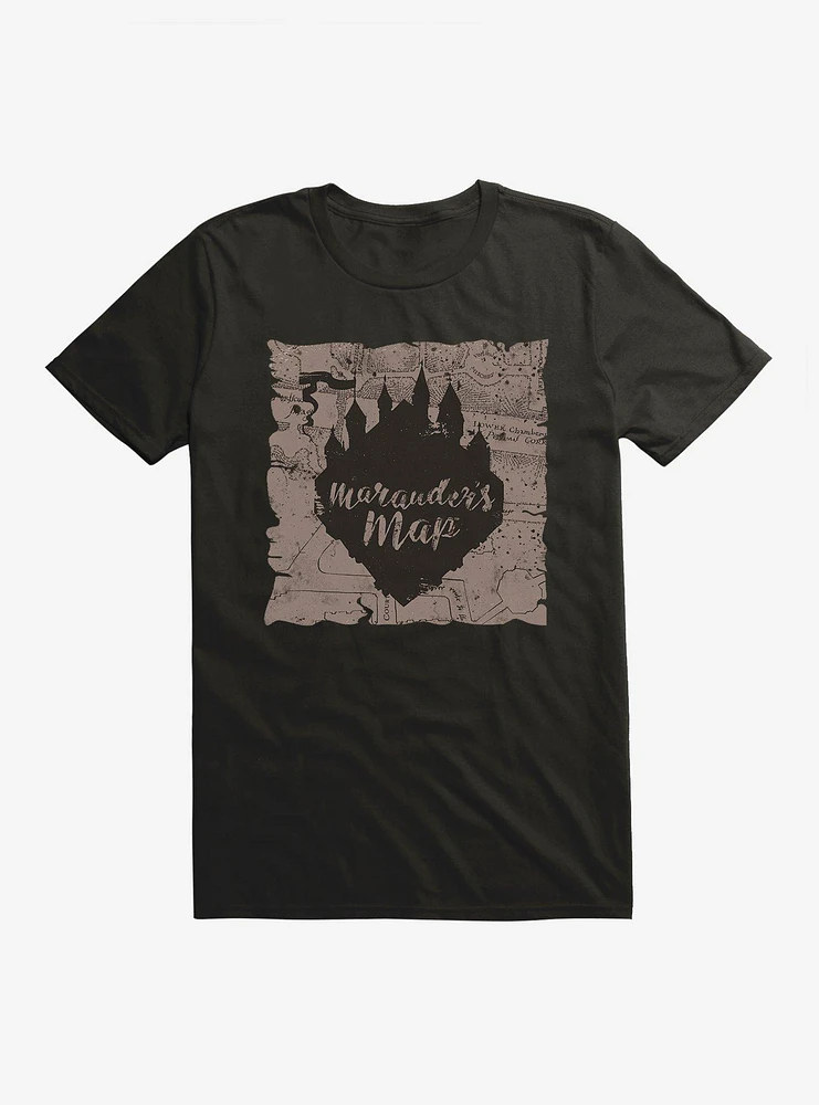 Harry Potter Map Silhoutte T-Shirt