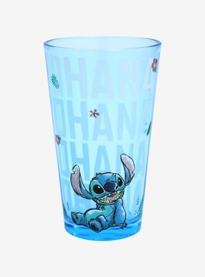 Disney Lilo & Stitch Ohana Pint Glass 