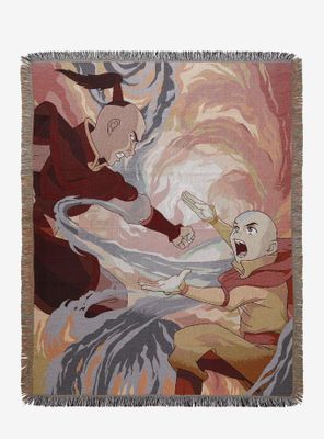 Avatar: The Last Airbender Zuko & Aang Fight Tapestry Throw