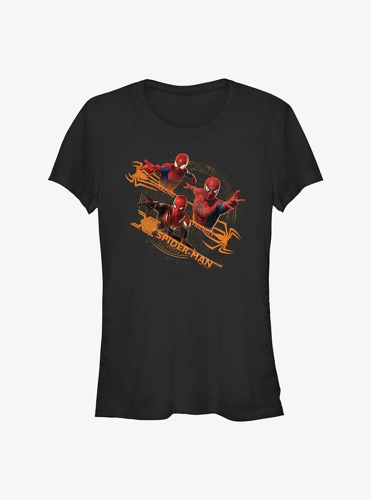 Marvel Spider-Man: No Way Home Friendly Amazing Spider Girls T-Shirt