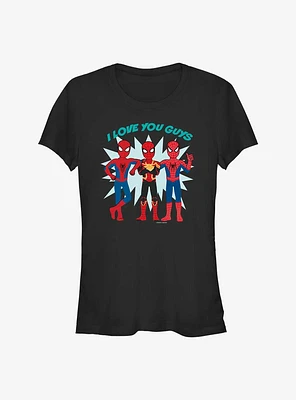 Marvel Spider-Man: No Way Home I Love You Guys Girls T-Shirt