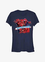 Marvel Spider-Man: No Way Home Paint Panels Girls T-Shirt