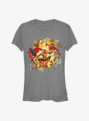 Marvel Spider-Man: No Way Home Spidey Explosion Girls T-Shirt