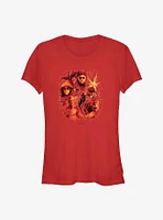 Marvel Spider-Man: No Way Home Villain Web Girls T-Shirt