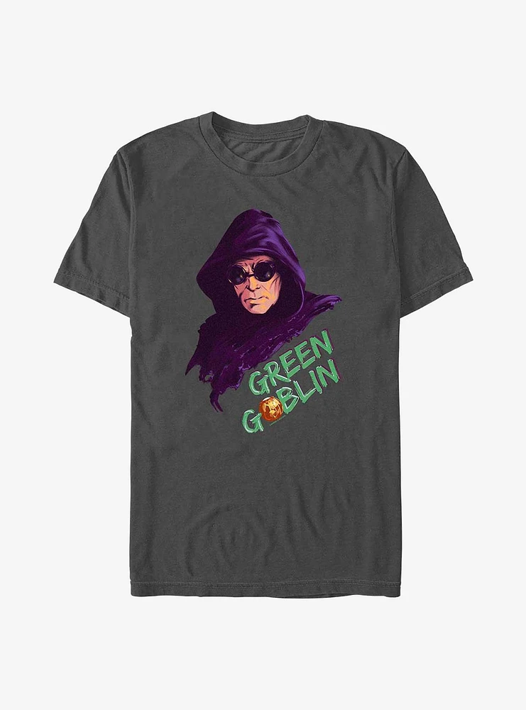 Marvel Spider-Man: No Way Home Hooded Green Goblin T-Shirt