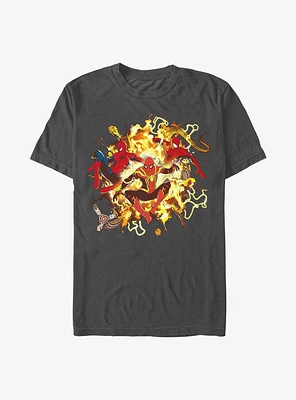 Marvel Spider-Man: No Way Home Spidey Explosion T-Shirt