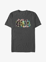 Marvel Spider-Man: No Way Home Villain Panels T-Shirt