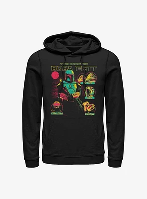 Star Wars Book Of Boba Fett Character Circles Hoodie