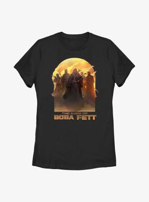 Star Wars Book Of Boba Fett Leading By Example Womens T-Shirt