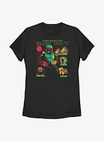 Star Wars Book Of Boba Fett Character Circles Womens T-Shirt