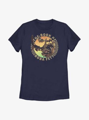 Star Wars Book Of Boba Fett Tusken Raider Speeder Bike Womens T-Shirt