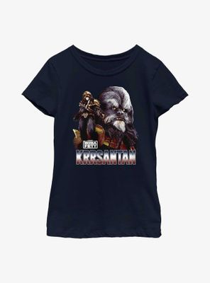 Star Wars Book Of Boba Fett Krrsantan Youth Girls T-Shirt