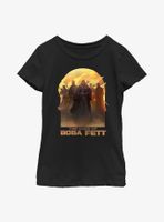 Star Wars Book Of Boba Fett Leading By Example Youth Girls T-Shirt
