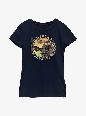 Star Wars Book Of Boba Fett Tusken Raider Speeder Bike Youth Girls T-Shirt