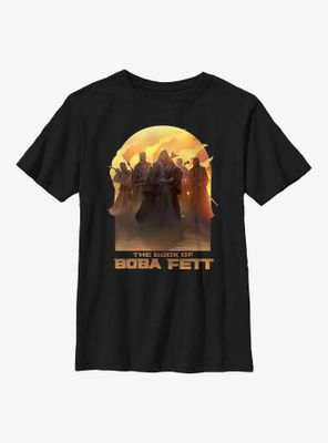 Star Wars Book Of Boba Fett Leading By Example Youth T-Shirt