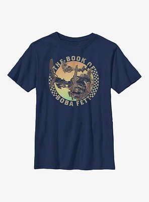 Star Wars Book Of Boba Fett Tusken Raider Speeder Bike Youth T-Shirt