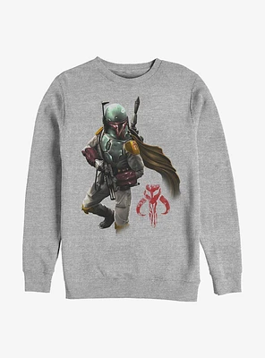 Star Wars Mandalorian Warrior Boba Fett Sweatshirt