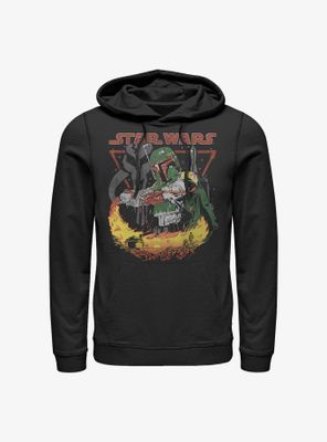 Star Wars Boba Fett Flamethrow Scene Hoodie