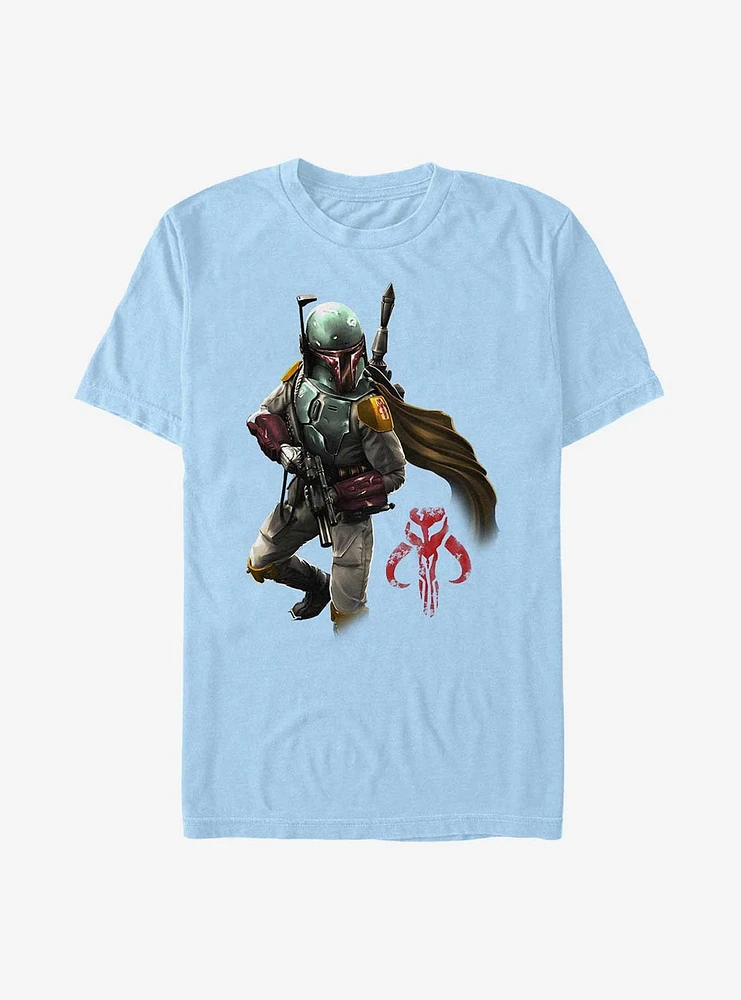 Star Wars Mandalorian Warrior Boba Fett T-Shirt
