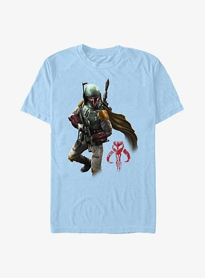 Star Wars Mandalorian Warrior Boba Fett T-Shirt