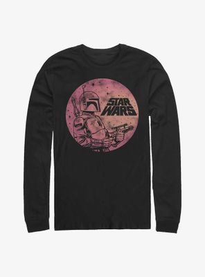 Star Wars Boba Fett Up Long-Sleeve T-Shirt