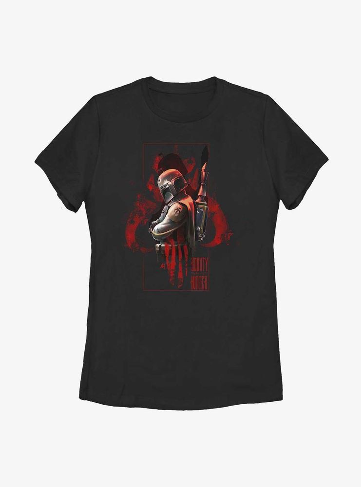 Star Wars Bounty Hunter Spray Womens T-Shirt