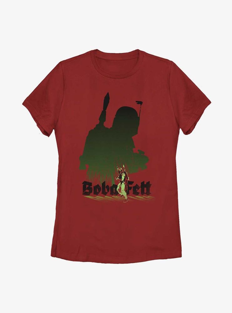 Star Wars Boba Fett Shadow Mimic Womens T-Shirt