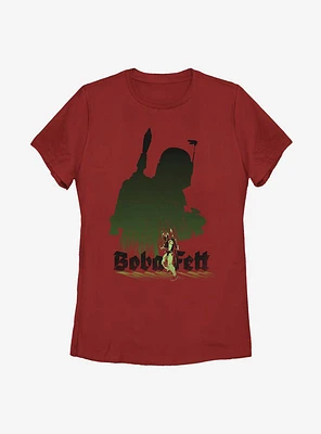 Star Wars Boba Fett Shadow Mimic Womens T-Shirt