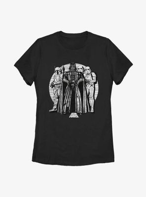 Star Wars Empire Starting Lineup Womens T-Shirt