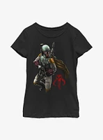 Star Wars Mandalorian Warrior Boba Fett Youth Girls T-Shirt