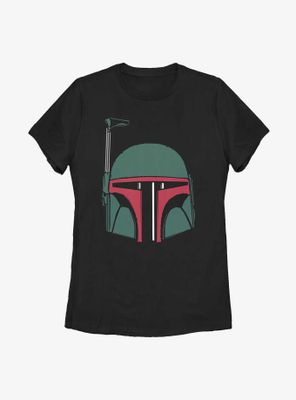 Star Wars Boba Fett Head Womens T-Shirt