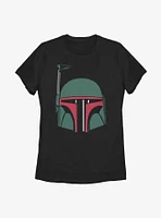 Star Wars Boba Fett Head Womens T-Shirt