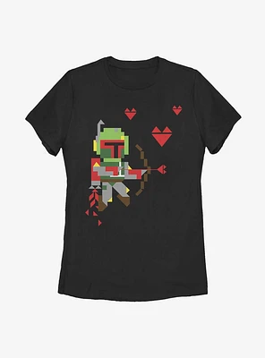 Star Wars Boba Fett Cupid Arrow Womens T-Shirt