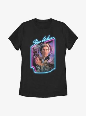 Star Wars Retro Neon Gang Womens T-Shirt