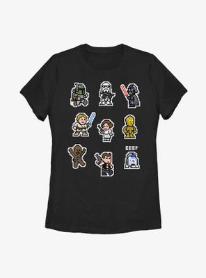 Star Wars Pixel Team Womens T-Shirt