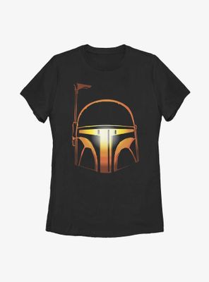 Star Wars Pumpkin Boba Fett Womens T-Shirt