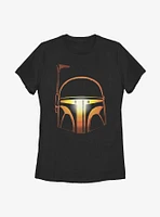 Star Wars Pumpkin Boba Fett Womens T-Shirt